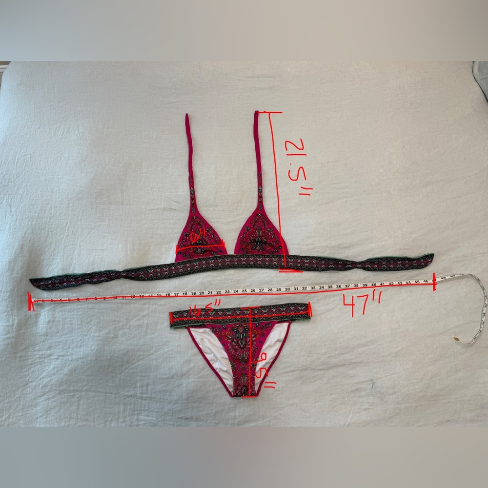 Victoria Secret - Vintage paisley print bikini - Picture 11 of 11